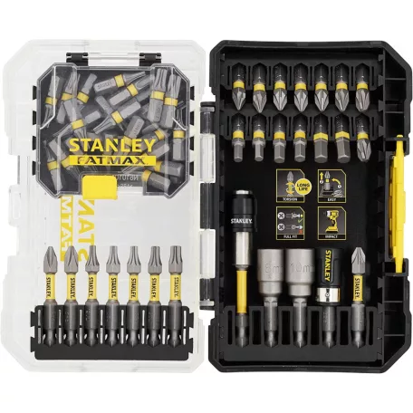STANLEY Bit Klt. 55R.Impact Torsion Vegy. Sta88559-Xj