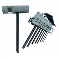 STANLEY Imbuszkulcs Klt. 9R.Gömb. T-Fog* 0-89-904