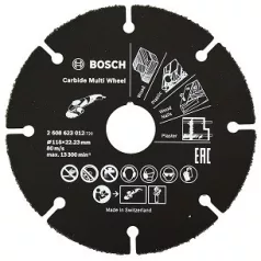 BOSCH Carbide Vágótárcsa Univerz. 115Q 2608901188
