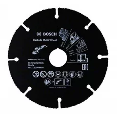 BOSCH Carbide Vágótárcsa Univerz. 125Q 2608901189