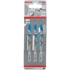 BOSCH Szúrófűrészlap 3R. T118A Fémhez 2608631507