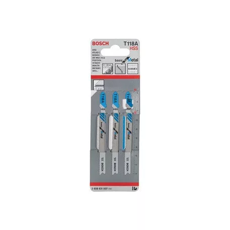 BOSCH Szúrófűrészlap 3R. T118A Fémhez 2608631507