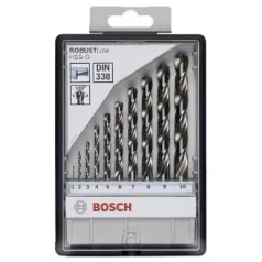 BOSCH Fémcsigafúró Klt. 1-10 mm-Ig 10Rész. 2607010535