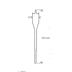 BOSCH Lapos Marófúró Fához 12X152 mm 2608595484