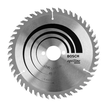BOSCH Körfűrészlap Vidia 190X30 48F. 2608640617