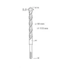 BOSCH Sds Plus Fúrószár 5*50*110 mm 2608833771