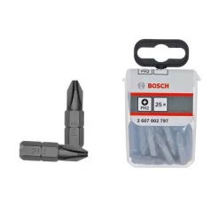BOSCH Bit Hegy 1/4" Ph2 25 mm 25 db 2607002797