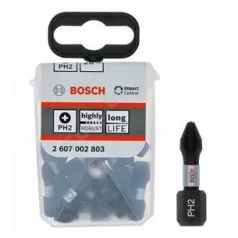  BOSCH Bit Hegy 1/4" Ph2 25mm 25 db Extra Erős B 2607002803