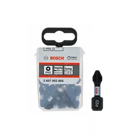 BOSCH Bit Hegy 1/4" Pz2 25mm 25 db Extra Erős B 2607002804