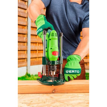 VÉDŐKESZTYŰ BŐR 10" ZÖLD CE VERTO