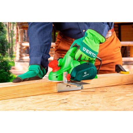 VÉDŐKESZTYŰ BŐR 10" ZÖLD CE VERTO