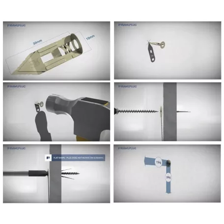 Gipszkarton Ék Tipli Beüthető Lemez Gpb 10,5X30 Rawlplug