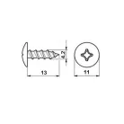 Lemezcsavar Önfúró 4,2*13mm Opel