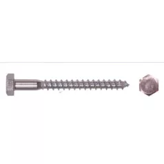 Állványcsavar Horg. 100 db/Cs 6*50 mm