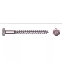 Állványcsavar Horg. 100 db/Cs 6*60 mm