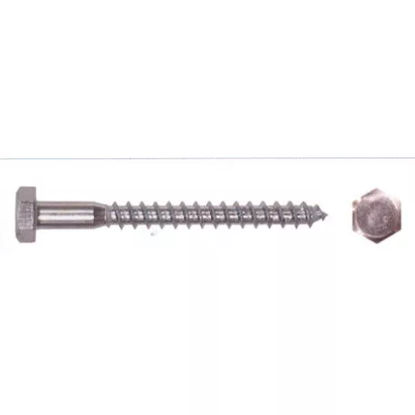 Állványcsavar Horg. 200 db/Cs 6*80 mm