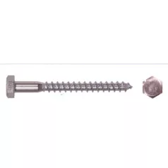 Állványcsavar Horg. 100 db/Cs 8*30 mm