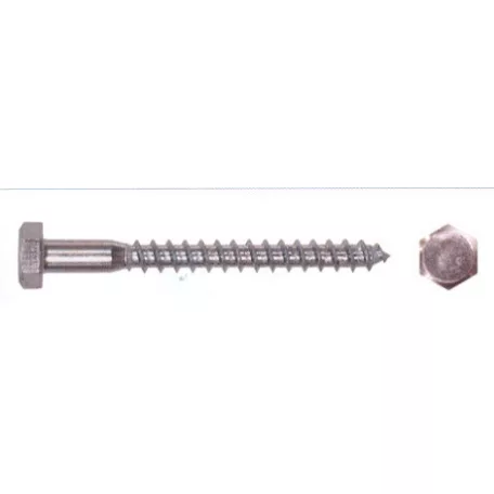 Állványcsavar Horg. 200 db/Cs 8*40 mm