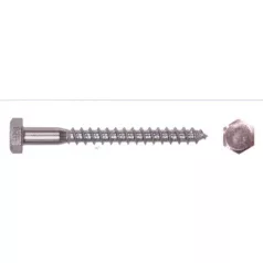 Állványcsavar Horg. 100 db/Cs 8*70 mm