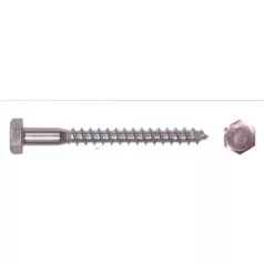 Állványcsavar Horg. 100 db/Cs 8*100 mm