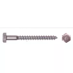 Állványcsavar Horg. 100 db/Cs 10*50 mm