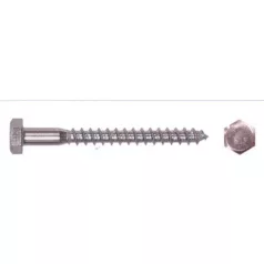 Állványcsavar Horg. 100 db/Cs 10*80 mm