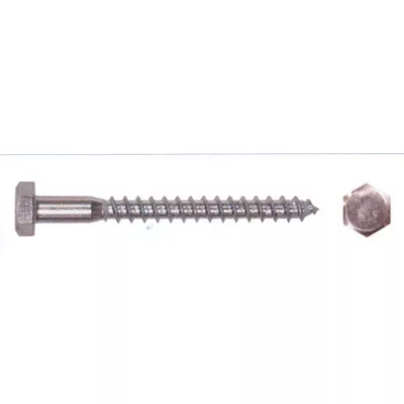 Állványcsavar Horg. 100 db/Cs 10*80 mm