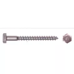 Állványcsavar Horg. 50 db/Cs 10*140 mm