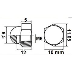 ANYA HATLAPÚ MAGAS ZÁRT HORG.ACÉLDIN1587 M 6