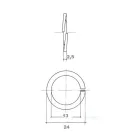 Alátét Rugós Horg. M 12