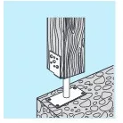 Gerendatalp U Állith.Szélességű 80-150mm Talpas /Csavarozható/