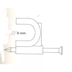 Kábelrögzítő Műa. 7-10mm 50 db/Cs Kz-7