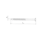 Beütőstipli Turbo Szeges 100 db/Csom 6*80 mm