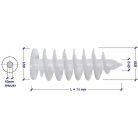 HUNGAROCELL TIPLI D27*75 FEHÉR