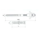 MOSDÓRÖGZÍTŐ KLT. TŐCSAVAR 105MM 2DB/CS BKMU,DOD.