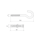 Lámpahorog 7,5*100mm+ Műa.Tipliq12 Wx-12