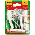 KLIMAS Lámpahorog Tiplivel 4 db Bliszter 4,5X83 / 8X50 mm