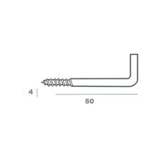 Falhorog 100 db/Cs 4*50 mm