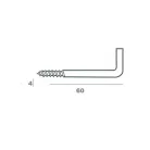 Falhorog 100 db/Cs 4*60 mm