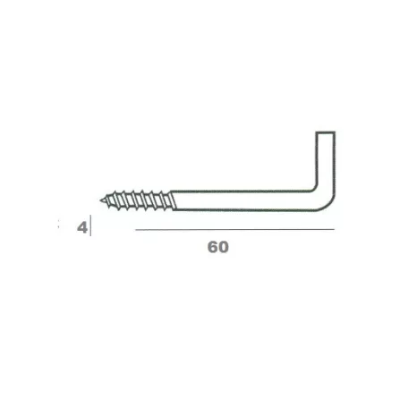 Falhorog 100 db/Cs 4*60 mm