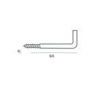 Falhorog 50 db/Cs 6*90 mm