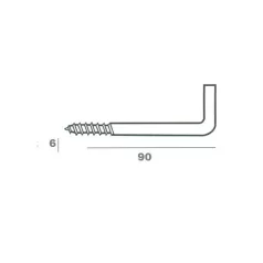 Falhorog 50 db/Cs 6*90 mm