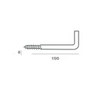 Falhorog 50 db/Cs 6*100 mm