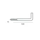 Falhorog 50 db/Cs 6*120 mm