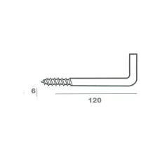 Falhorog 50 db/Cs 6*120 mm