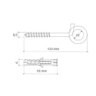 Hintahorog Famenetes+Tipli Hx-12 6*120 mm