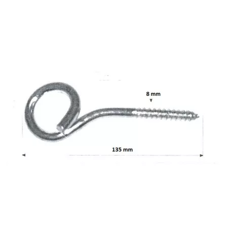 Hintahorog Famenetes Horg. 8*135 mm