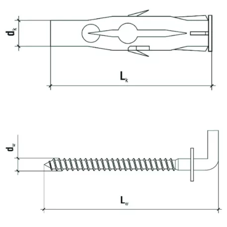 KLIMAS Falhorog Tiplivel 6 db Bliszter 3,5X48 / 6X35 mm