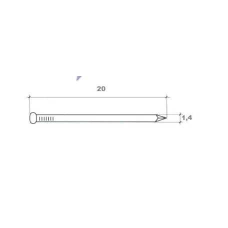 Bognarszeg 5Kg/Csom. 14*20 mm