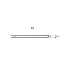 Bognarszeg 5Kg/Csom. 14*25 mm